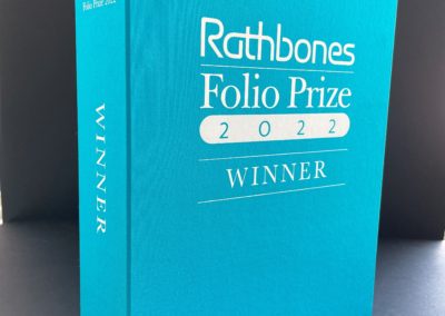 The Rathbones Folio Prize 2022 Presentation Box - created by Book Works